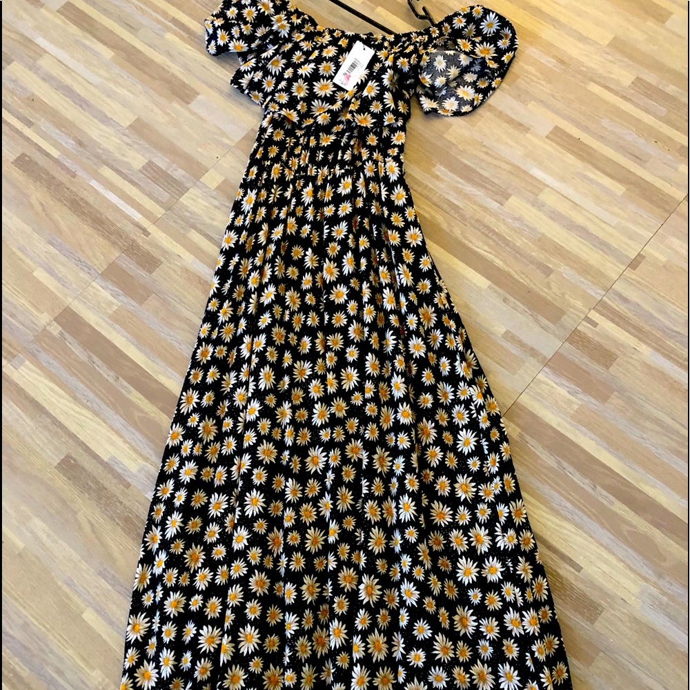Gorgeous long sunflower dress